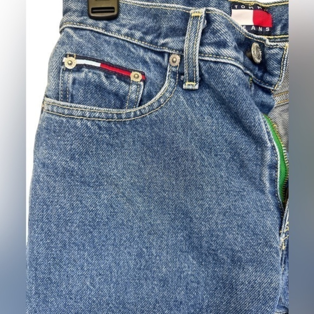 VTG Tommy‎ Hilfiger Classic Woman’s Blue Jeans 1/30 100% Cotton Made in U.S.A. - Picture 3 of 14